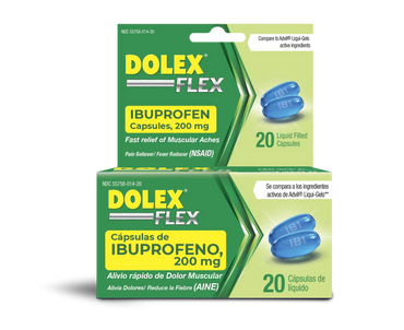 dolex flex ibuprofen 20 tabletas 200 mg